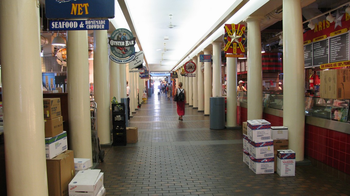 Inside Quincy Market