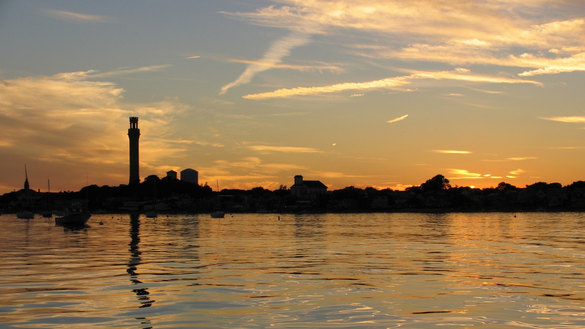 Sunset over Provincetown