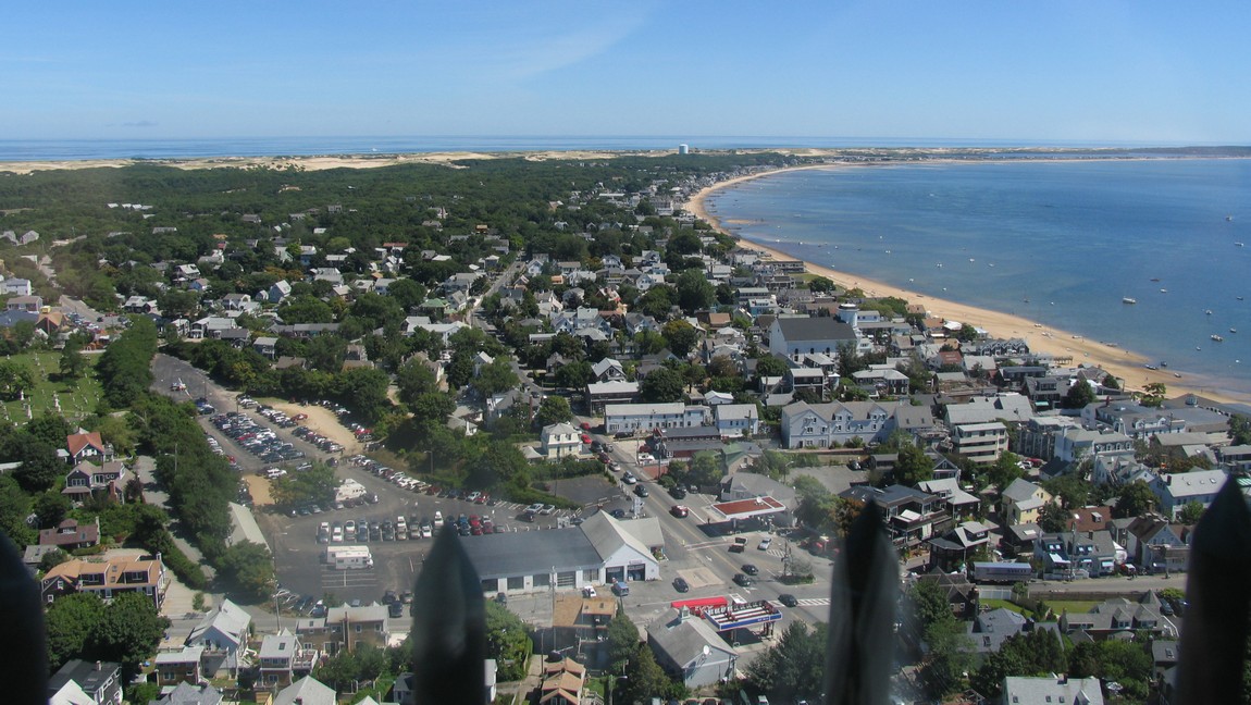 View from the top of Pilgrim Monument