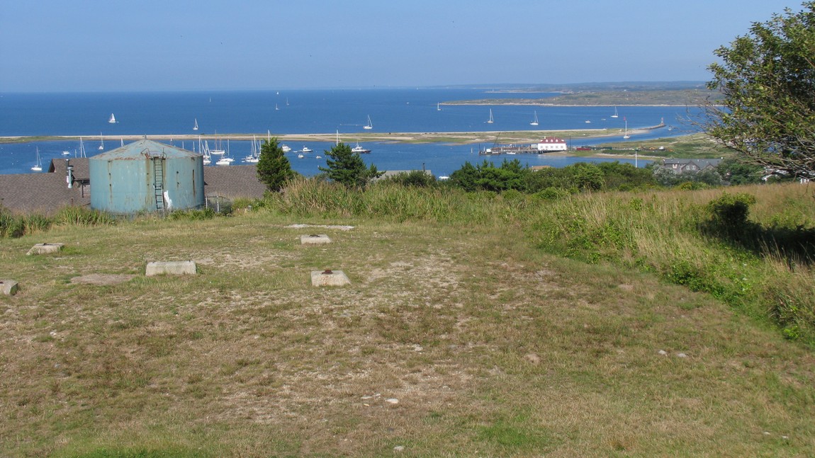 Looking east