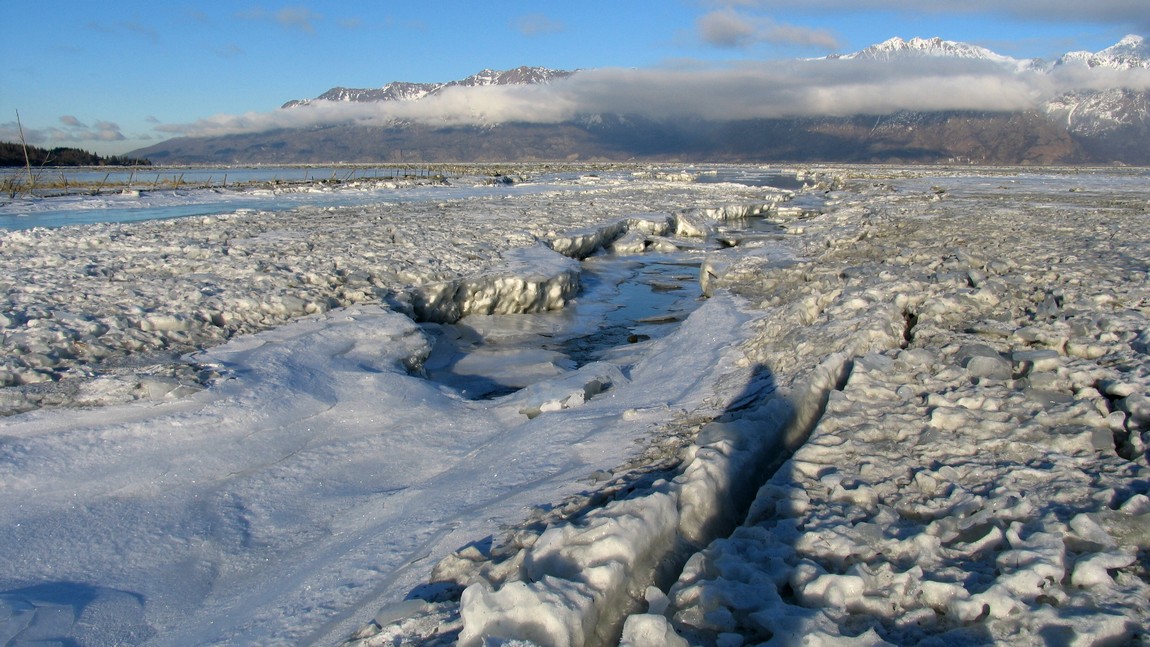Frozen Turnagain Arm