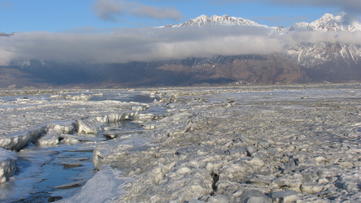 Frozen Turnagain Arm