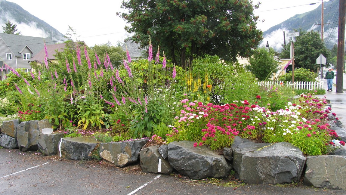 Flower bed in Sitka