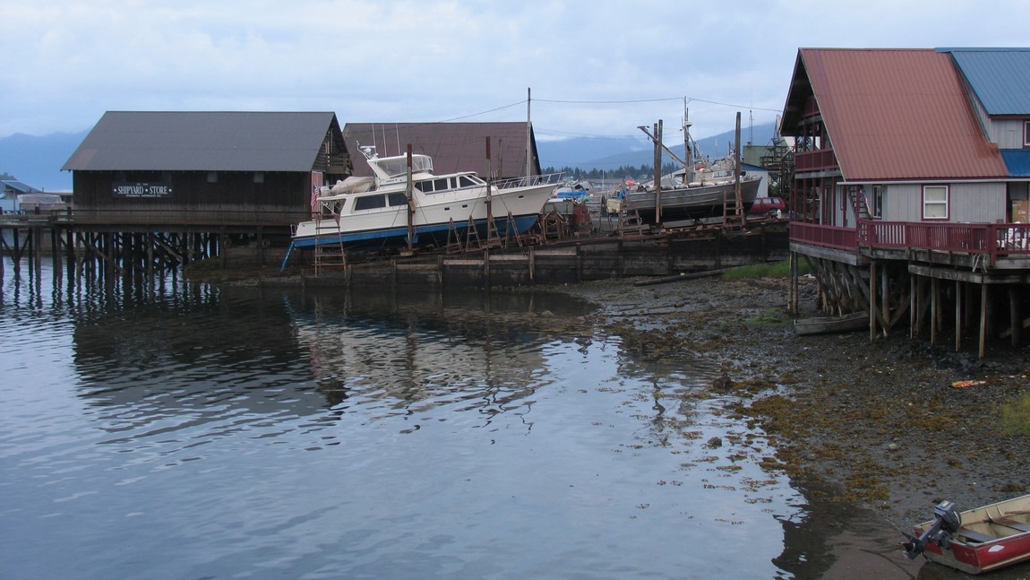 View from Petersburg ferry terminal