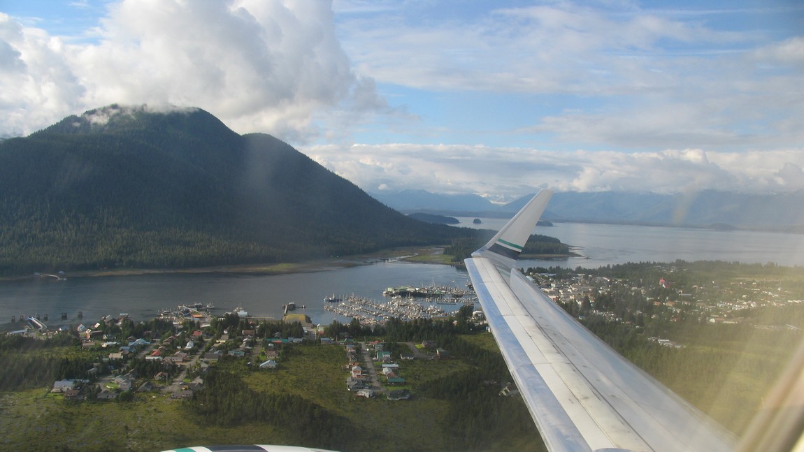Taking off from Petersburg