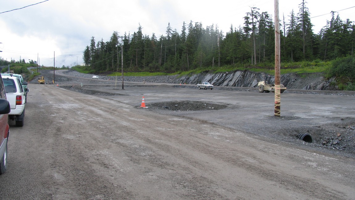 Construction near the airport