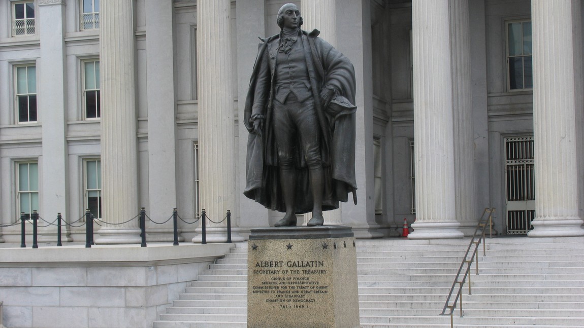 Statue of Albert Gallatin