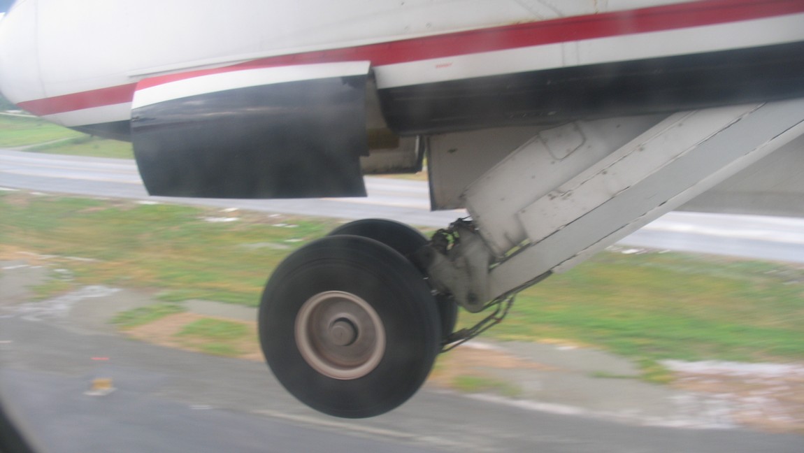 Taking off