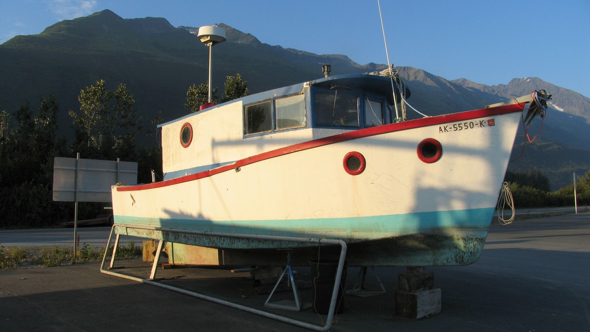 Old fishing boat