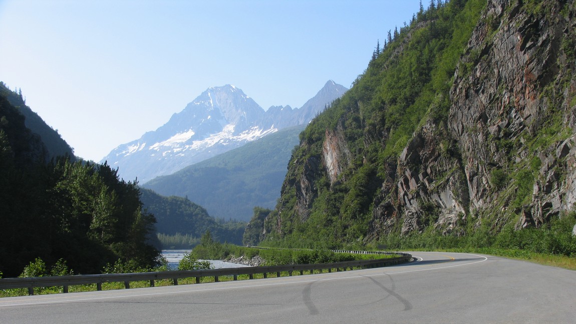 Approaching Keystone Canyon