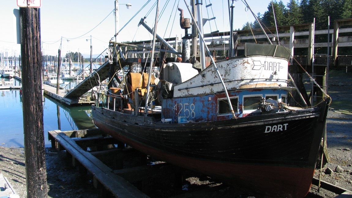 Old fishing boat