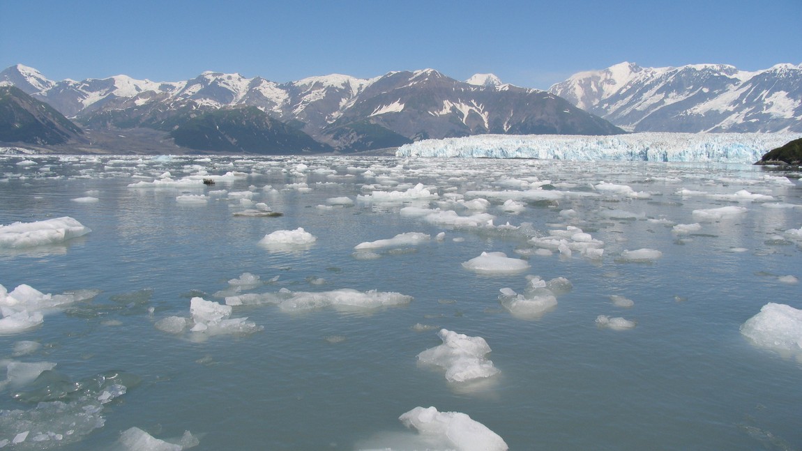 Approaching the Hubbard Glacier