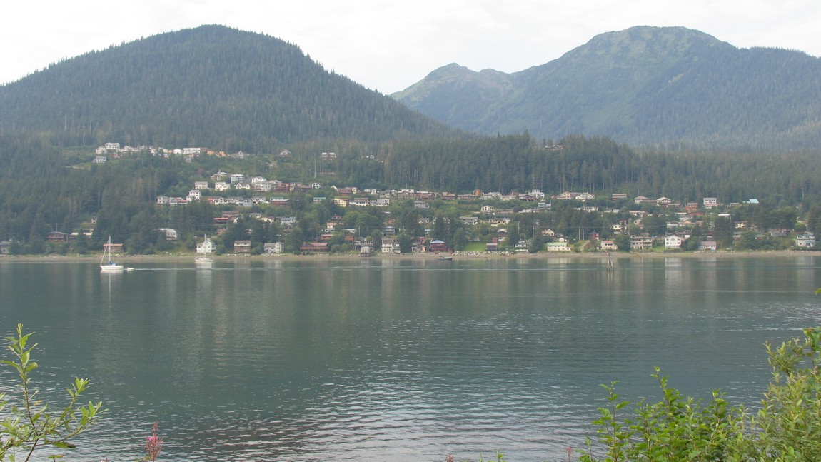 Looking across to Douglas Island