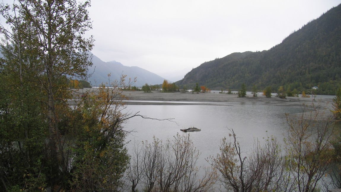 Crossing the Knik River