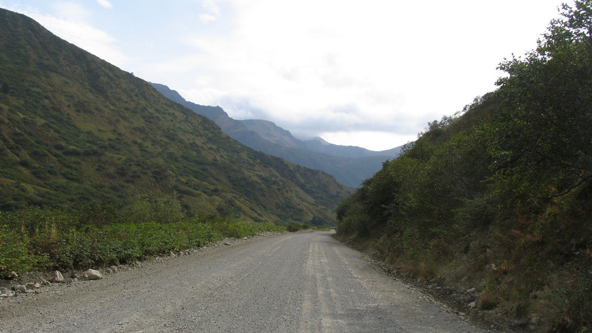 Driving on Pasagshak Road