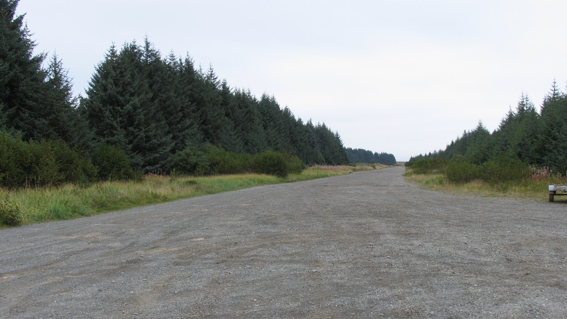 Near the town of Chiniak