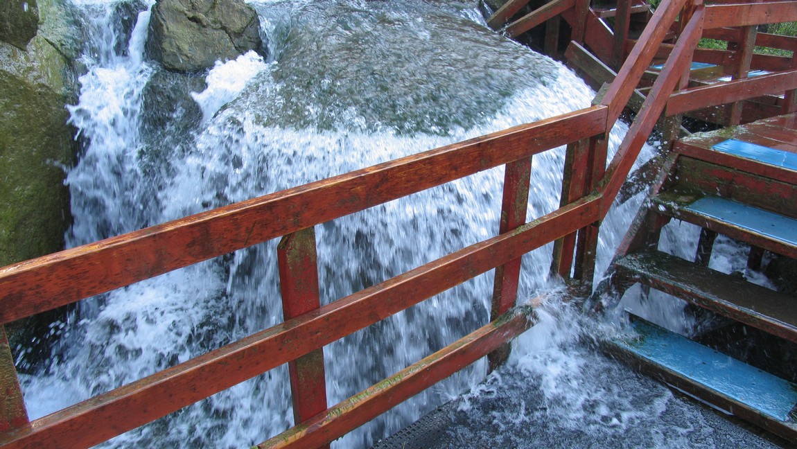 You will get wet