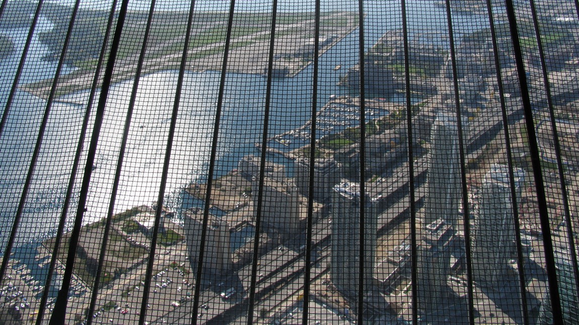Looking out from the CN tower
