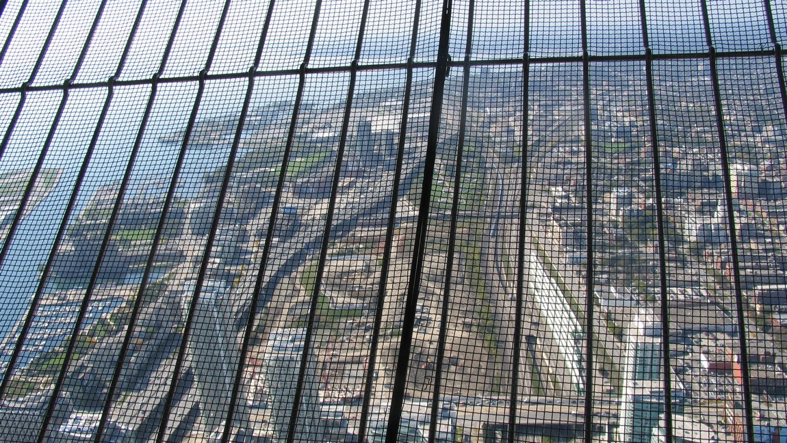 Looking out from the CN tower