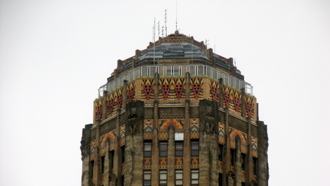 Top of the Buffalo City Hall