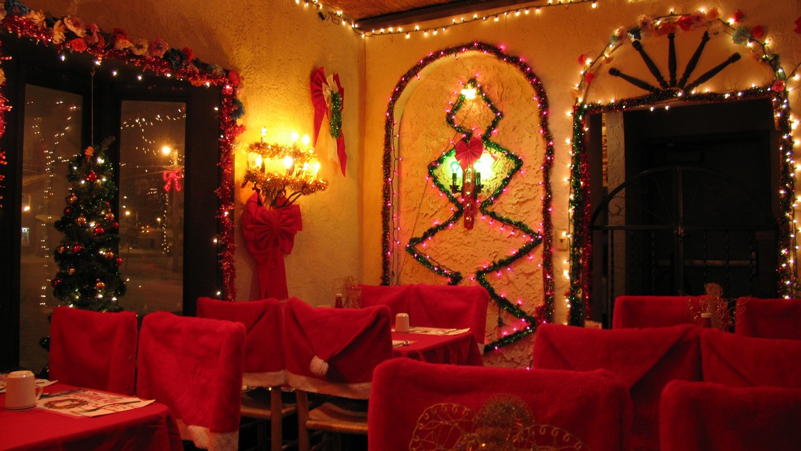 Inside Pepe's Mexican restaurant