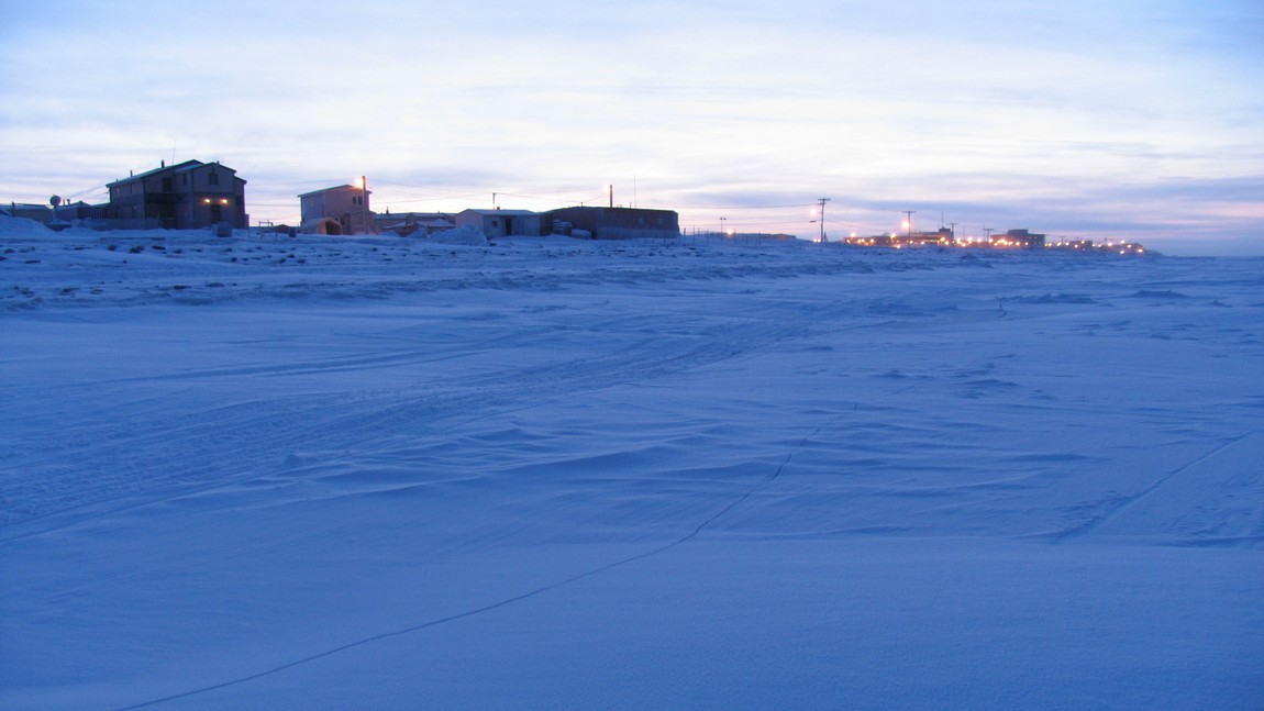 Looking back toward Barrow