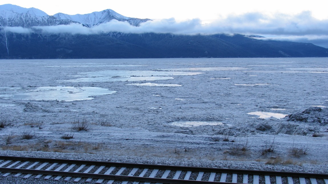 Ice in Turnagain Arm