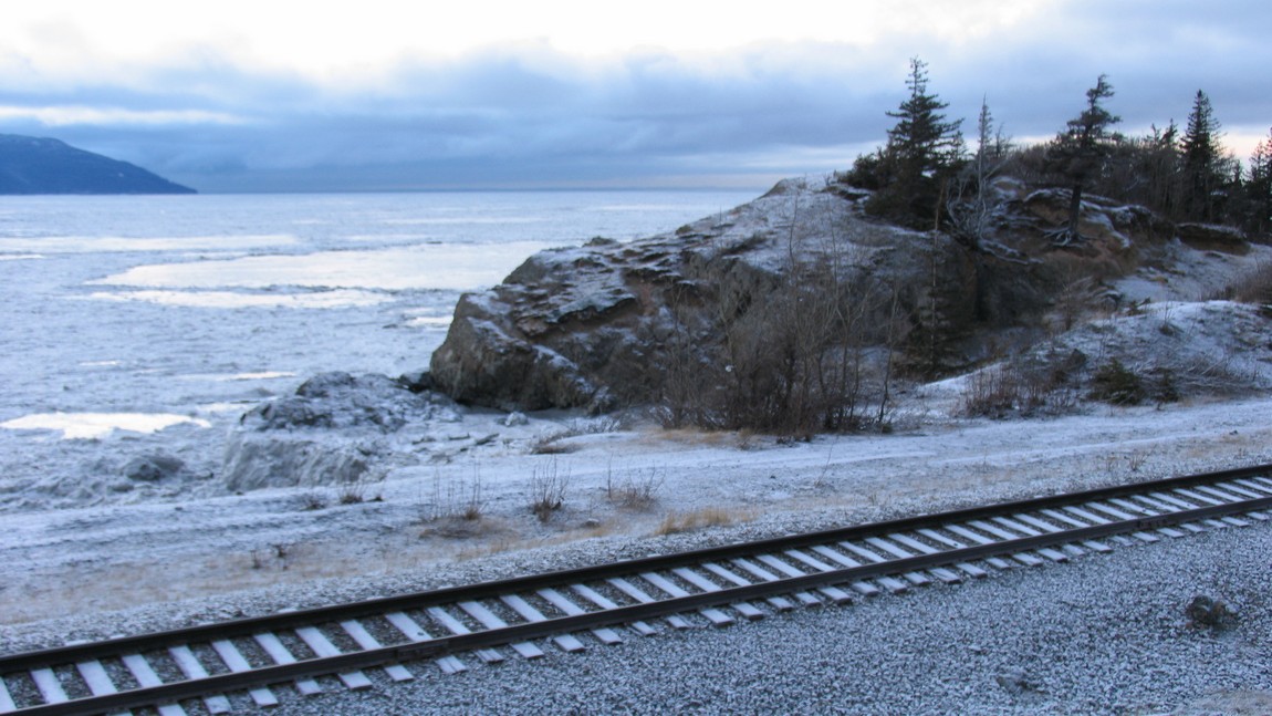 Ice in Turnagain Arm