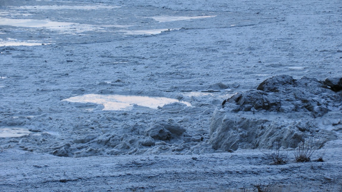 Ice in Turnagain Arm