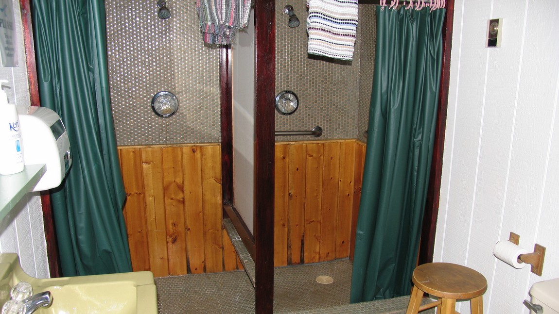 Bathroom and shower building