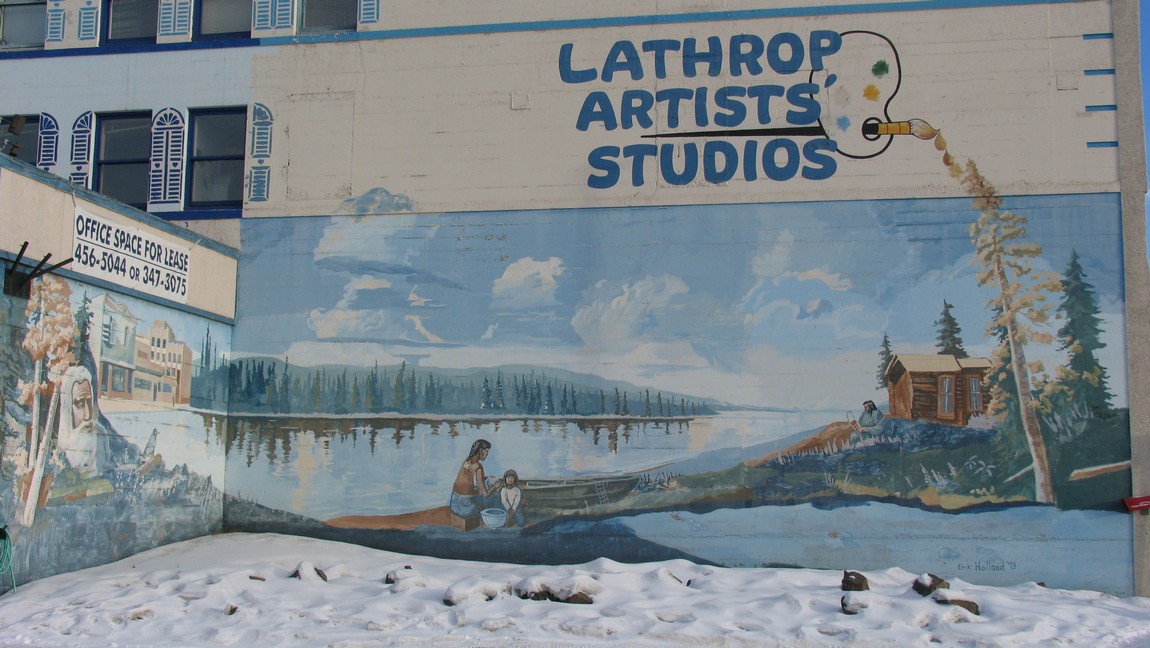 Chena River mural