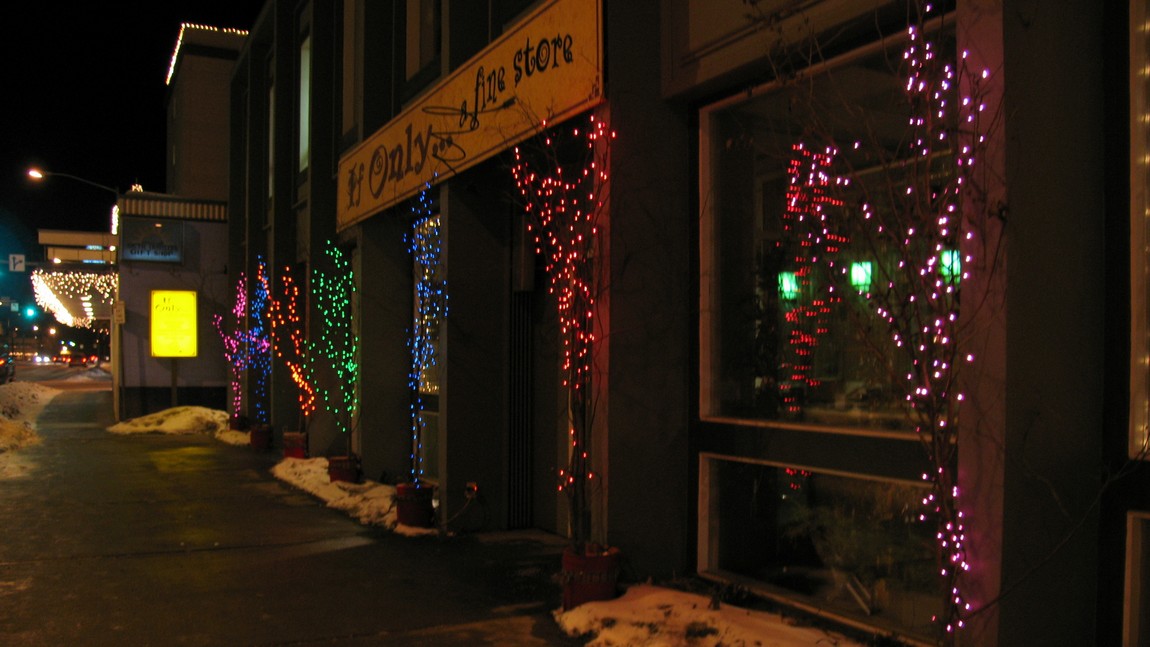 Walking around downtown