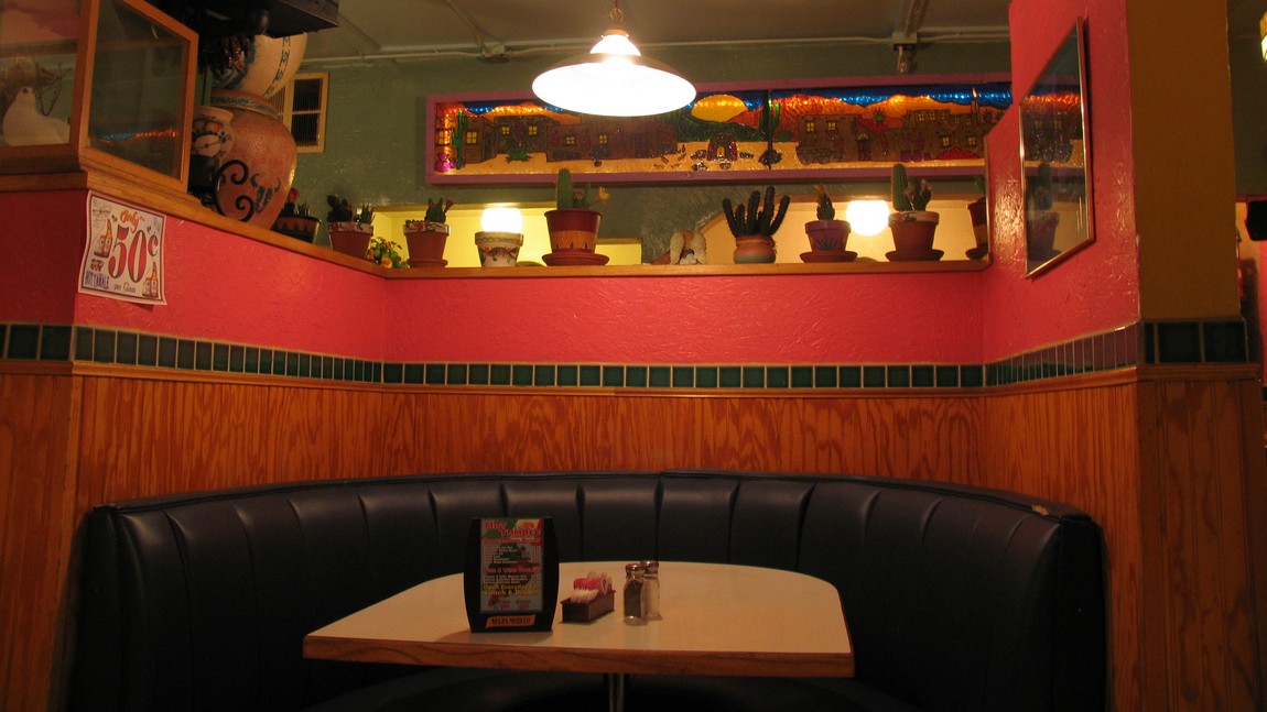 Inside Hot Tamale restaurant