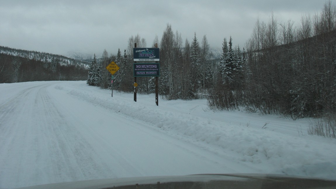 Approaching the resort