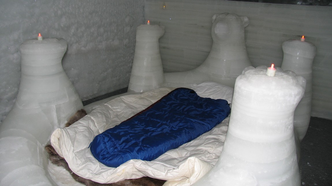 One of the four bedrooms