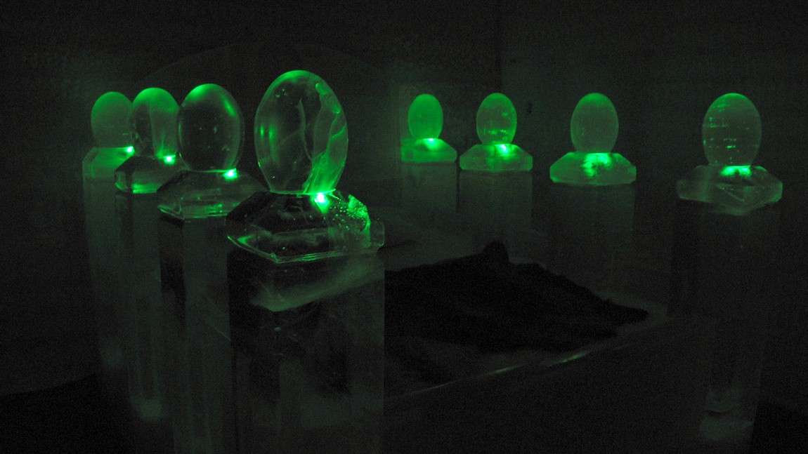 One of the four bedrooms