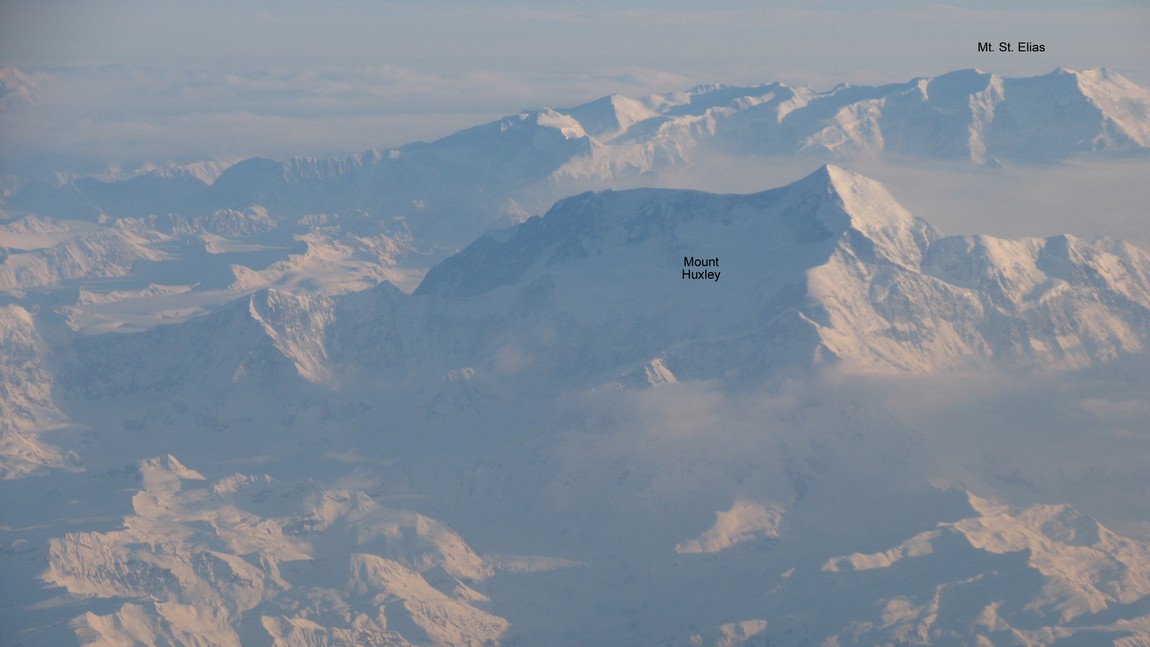 Mount Huxley and Mount Saint Elias