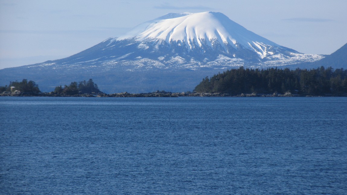 Mount Edgecumbe volcano