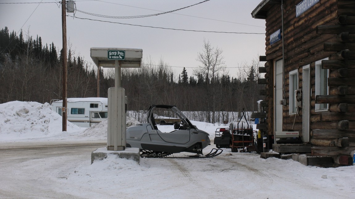 Unique snowmobile