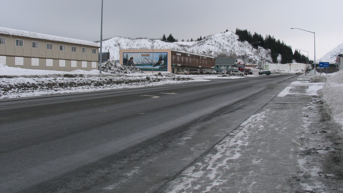 Walking in Valdez