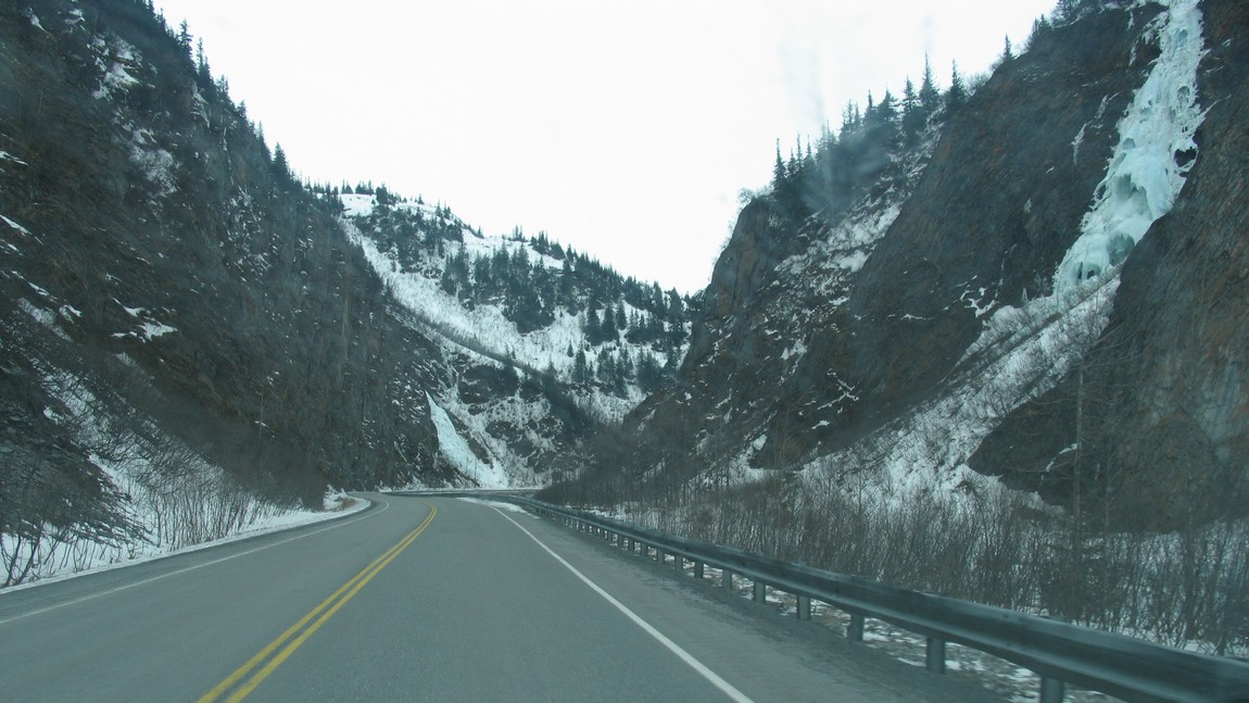 Entering Keystone Canyon