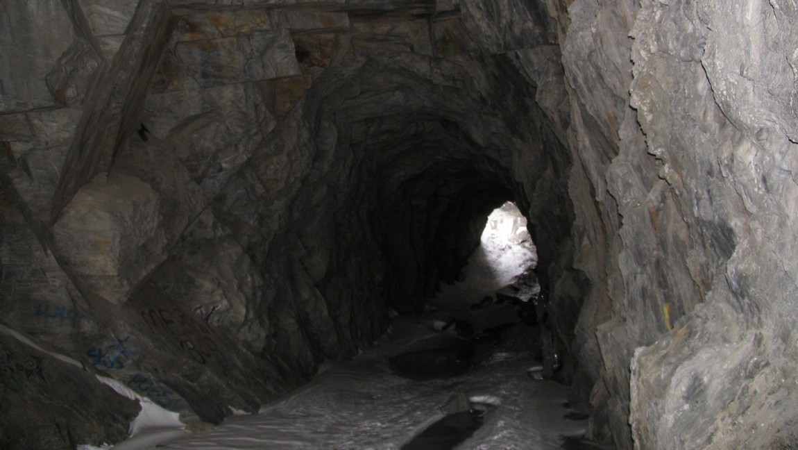 Old railroad tunnel