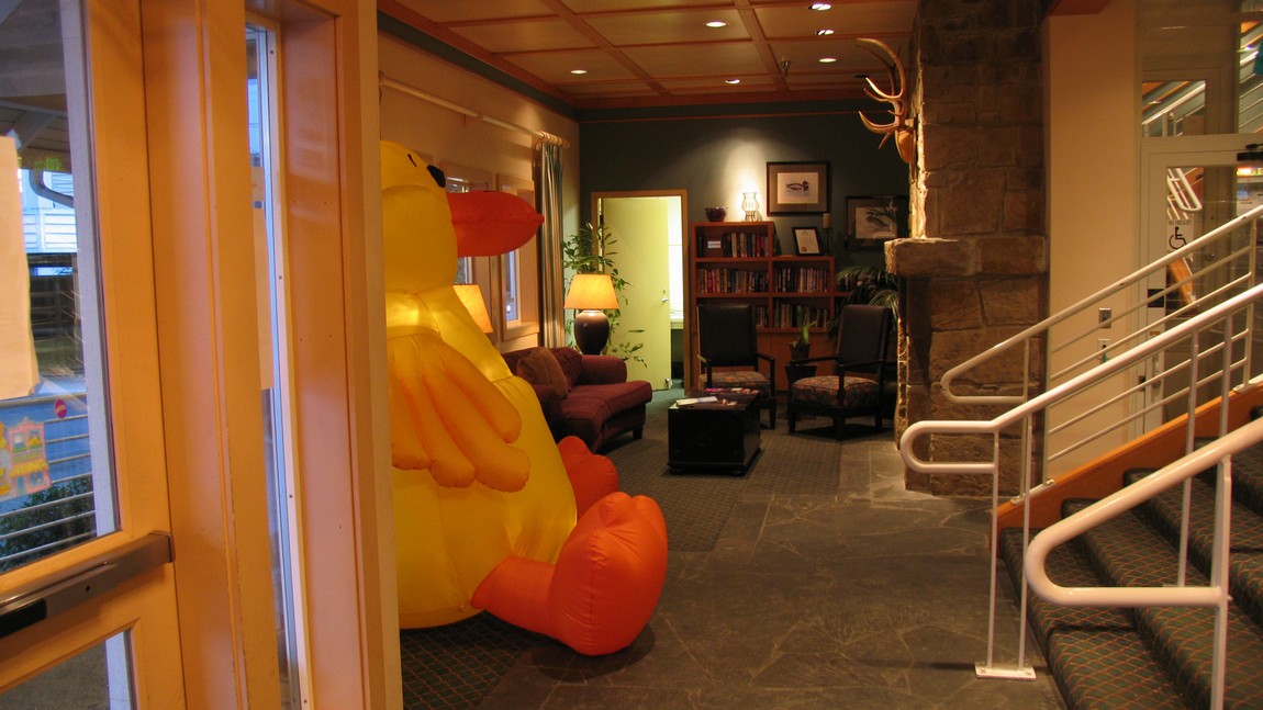 Lobby of the Landing Hotel