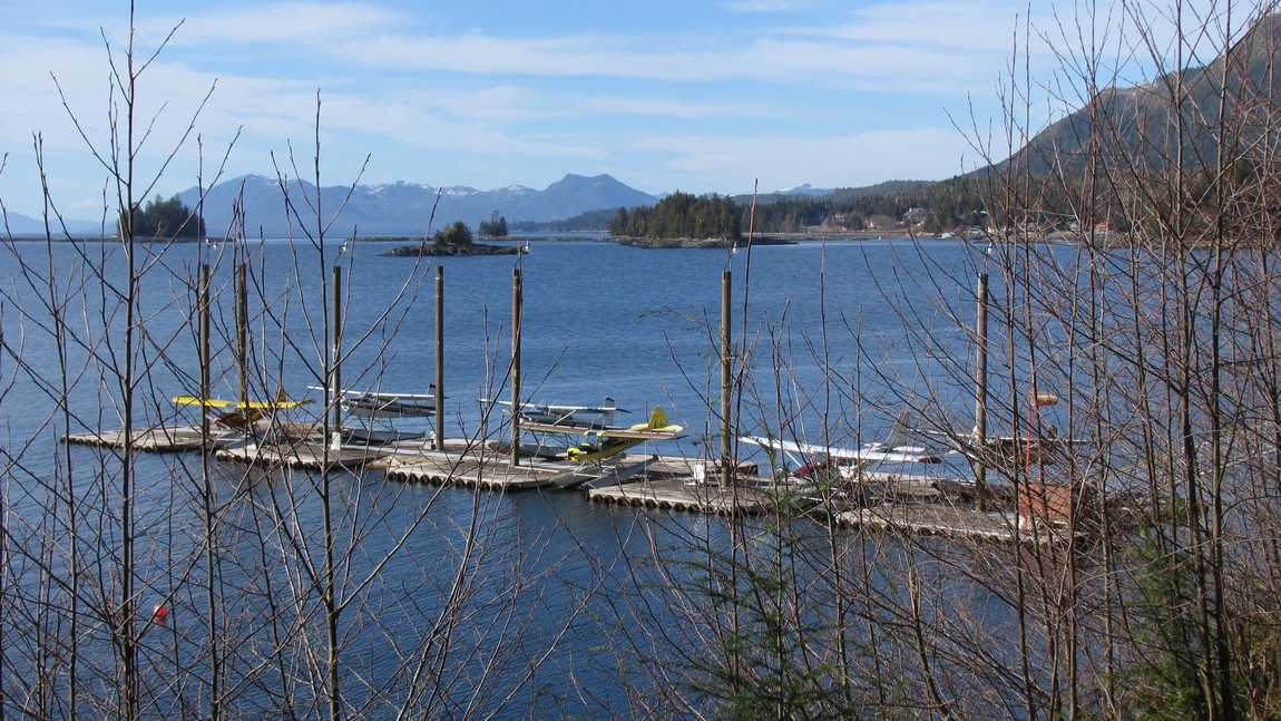 Float plane dock