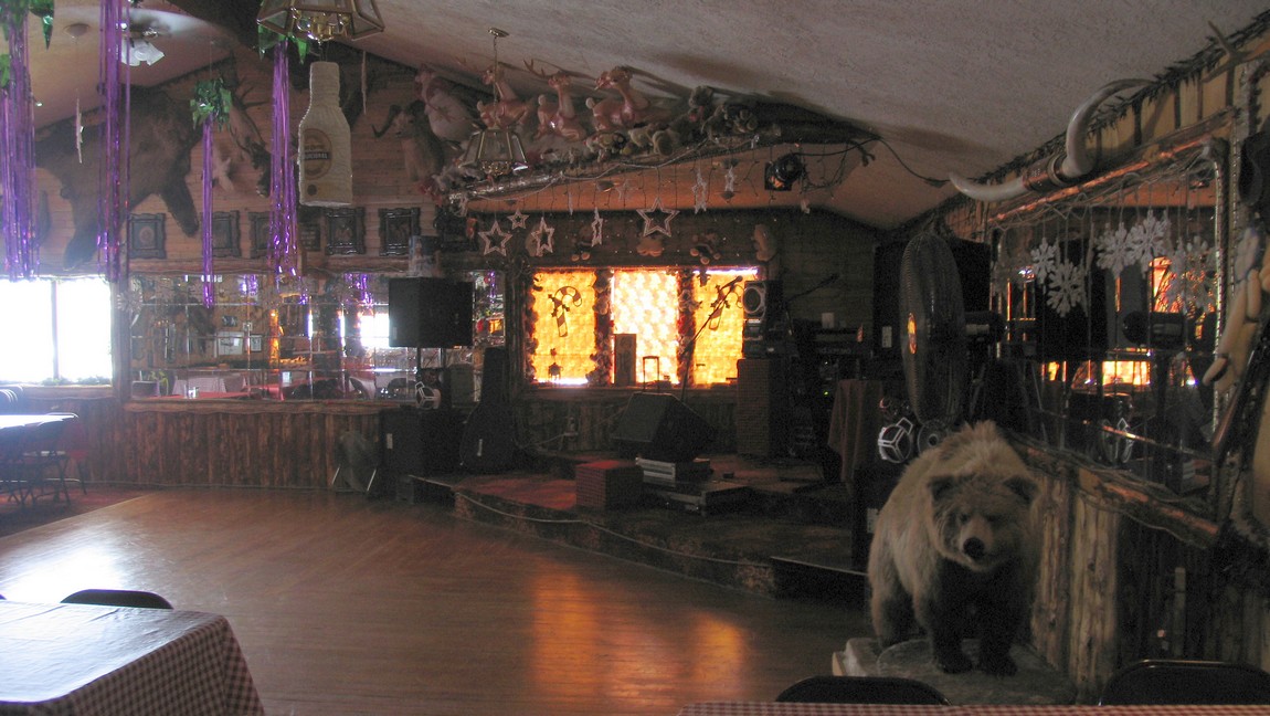 Inside the Chatanika Lodge