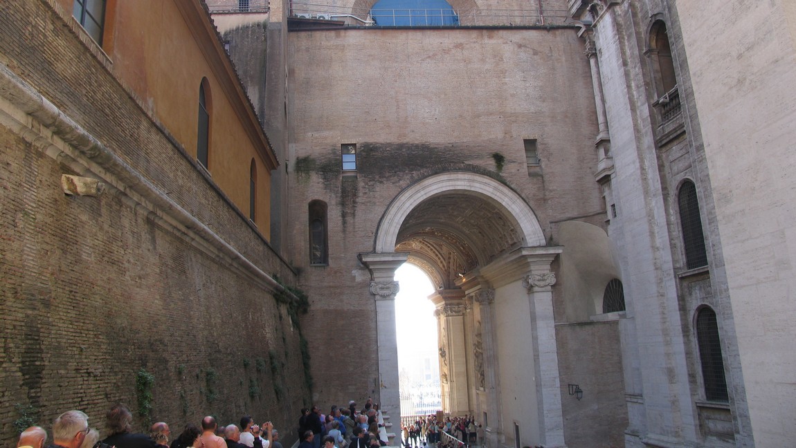Outside the Sistine Chapel