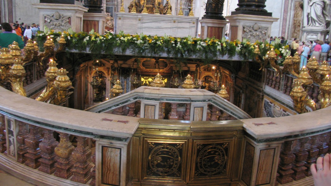Base of Bernini's Canopy