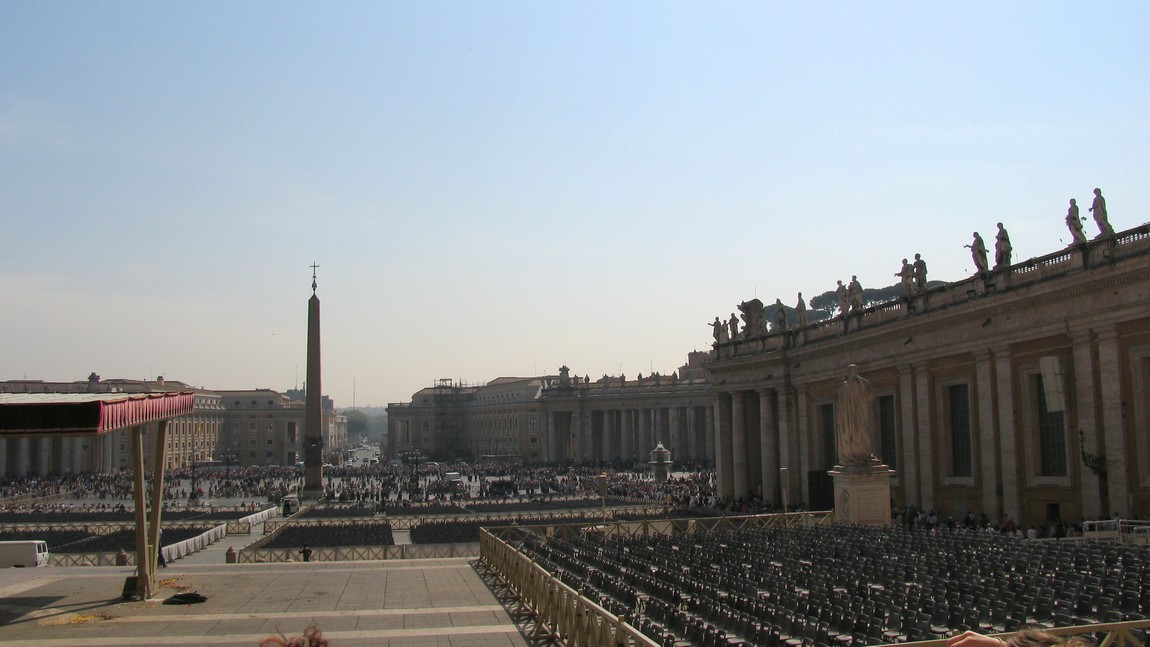In front of Saint Peter's Basilica
