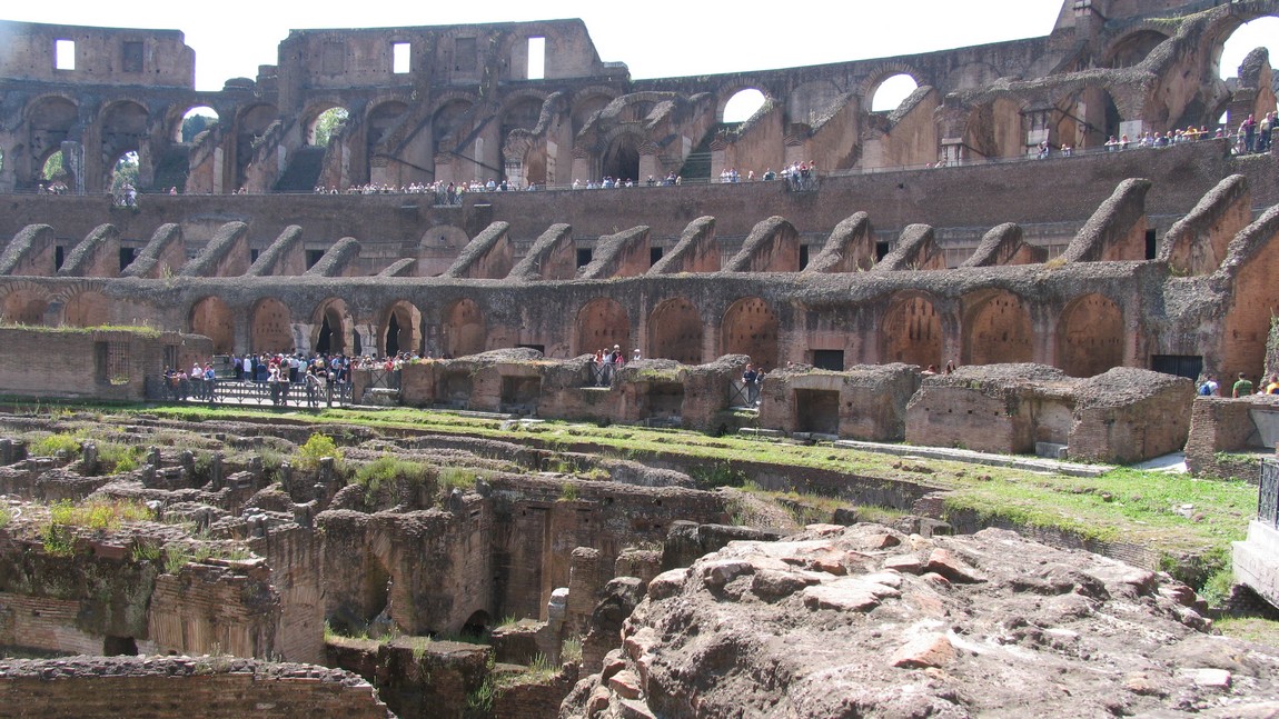 Inside the Colosseum