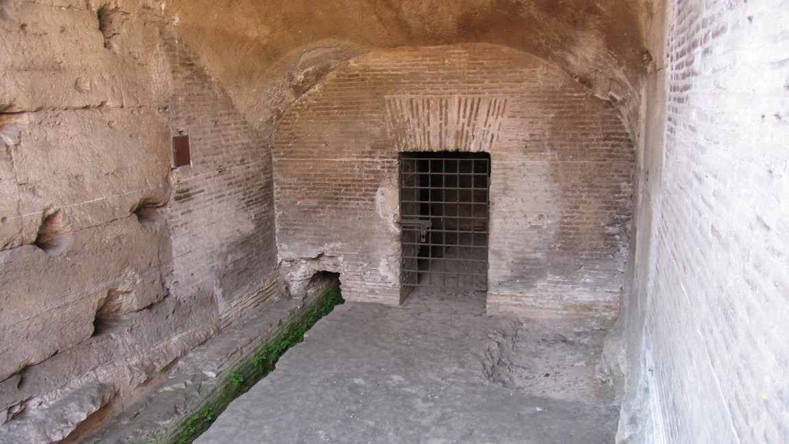Animal cage in the Colosseum